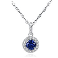 Necklace Gaurosa Woman Fantasy in Silver Zirconia SZ21071710-BUYWU - SZ21071710-BUYWU